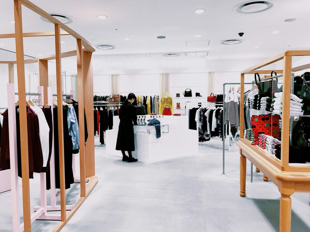 picture of high end retail store